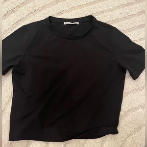 Zara Black Short Sleeve Tee